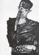 Self portrait Egon Schiele